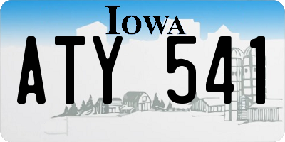 IA license plate ATY541