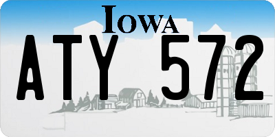 IA license plate ATY572