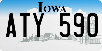 IA license plate ATY590