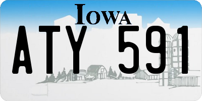 IA license plate ATY591