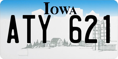 IA license plate ATY621
