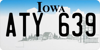 IA license plate ATY639
