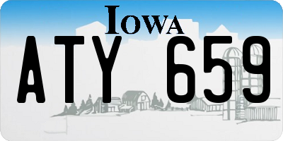 IA license plate ATY659