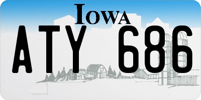 IA license plate ATY686