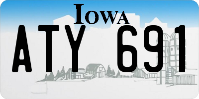 IA license plate ATY691
