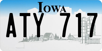 IA license plate ATY717