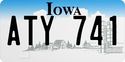 IA license plate ATY741