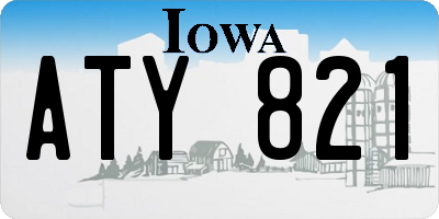 IA license plate ATY821