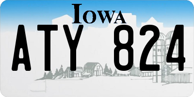 IA license plate ATY824