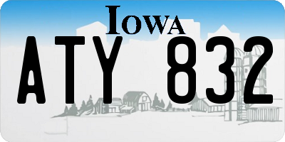 IA license plate ATY832