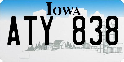 IA license plate ATY838