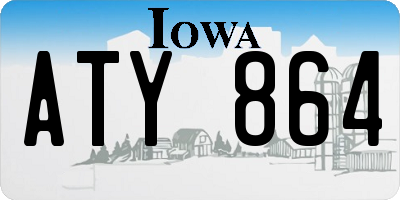 IA license plate ATY864