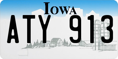 IA license plate ATY913