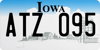 IA license plate ATZ095