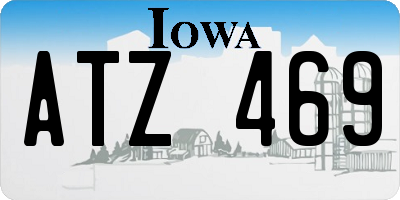 IA license plate ATZ469