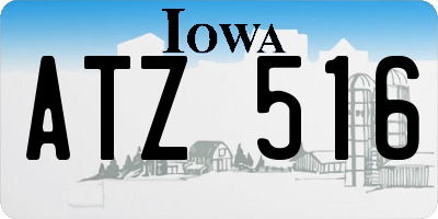 IA license plate ATZ516