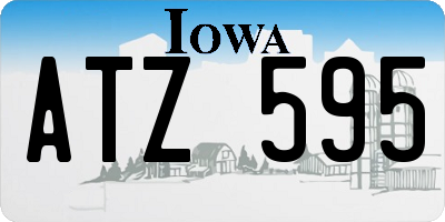 IA license plate ATZ595