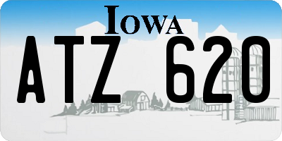 IA license plate ATZ620