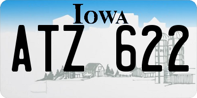 IA license plate ATZ622