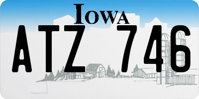 IA license plate ATZ746