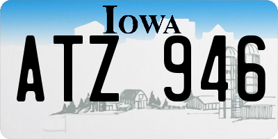 IA license plate ATZ946
