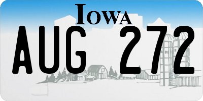 IA license plate AUG272