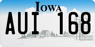 IA license plate AUI168