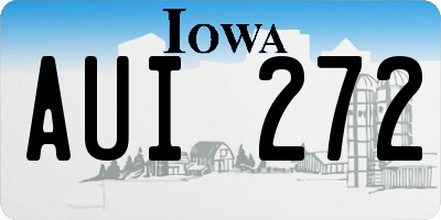 IA license plate AUI272