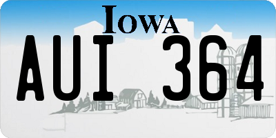 IA license plate AUI364