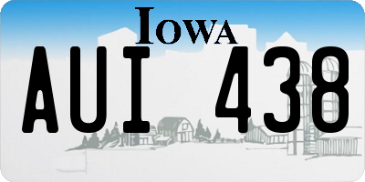 IA license plate AUI438