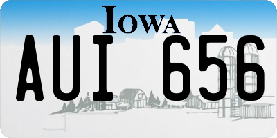 IA license plate AUI656