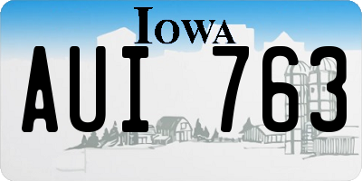 IA license plate AUI763