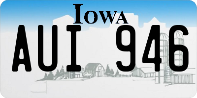 IA license plate AUI946