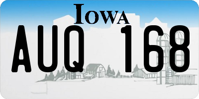 IA license plate AUQ168
