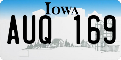 IA license plate AUQ169