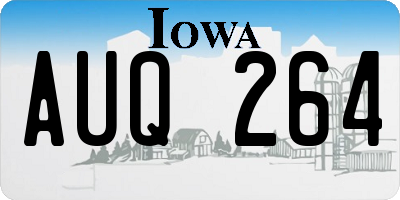 IA license plate AUQ264