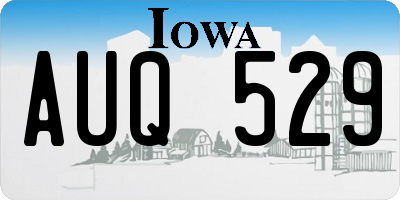 IA license plate AUQ529