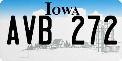 IA license plate AVB272