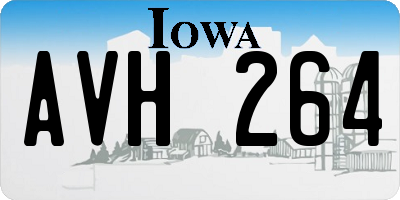 IA license plate AVH264