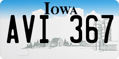 IA license plate AVI367