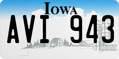 IA license plate AVI943