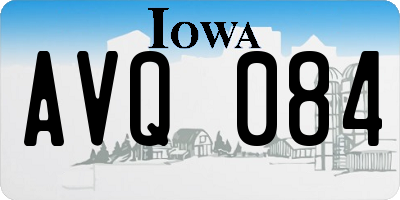 IA license plate AVQ084