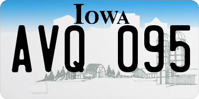 IA license plate AVQ095