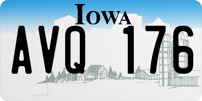IA license plate AVQ176