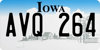IA license plate AVQ264