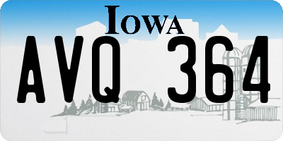 IA license plate AVQ364