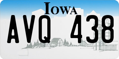 IA license plate AVQ438