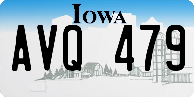 IA license plate AVQ479