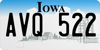 IA license plate AVQ522