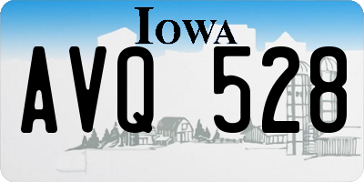IA license plate AVQ528